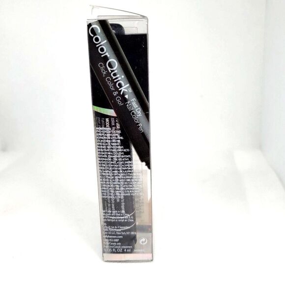 Sally Hansen Color Quick Fast Dry Nail Color Pen - 08 Black - New in Box - Picture 4 of 6